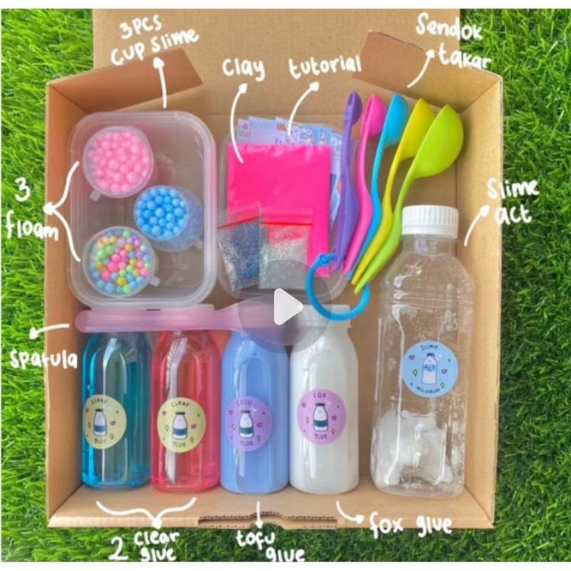 SLIME KIT SLIME WATER SLIME PUDING SLIME KIT SLIME TOFU SLIME KIT TERLENGKAP SLIME KIT TERMURAH SLIM