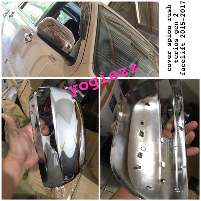 Cover spion toyota rush daihatsu terios batok tempurung spion terrios luxio trd facelift gen2 2015 2