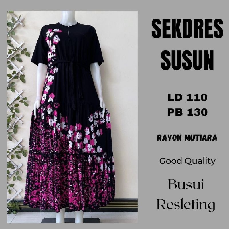 DASTER SEKDRESS TERBARU || SEKDRESS SUSUN RAYON MUTIARA | SEKDRESS TERLARIS | DASTER TERBARU