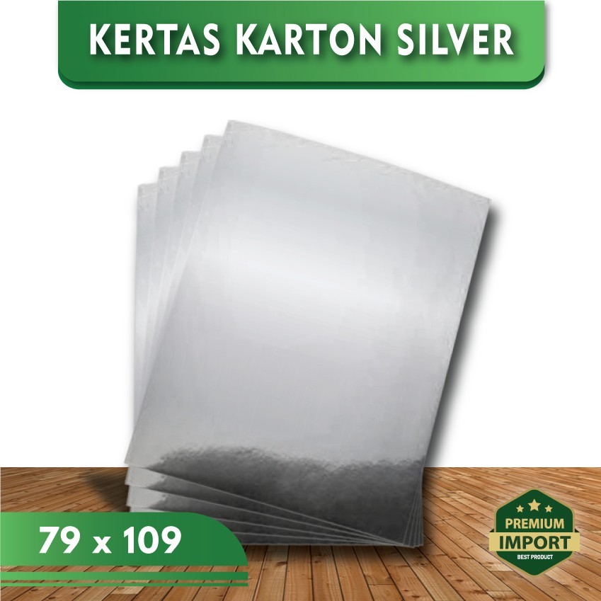 

Karton Silver - Kertas Silver - Karton Silver - 79x109 cm (Plano)