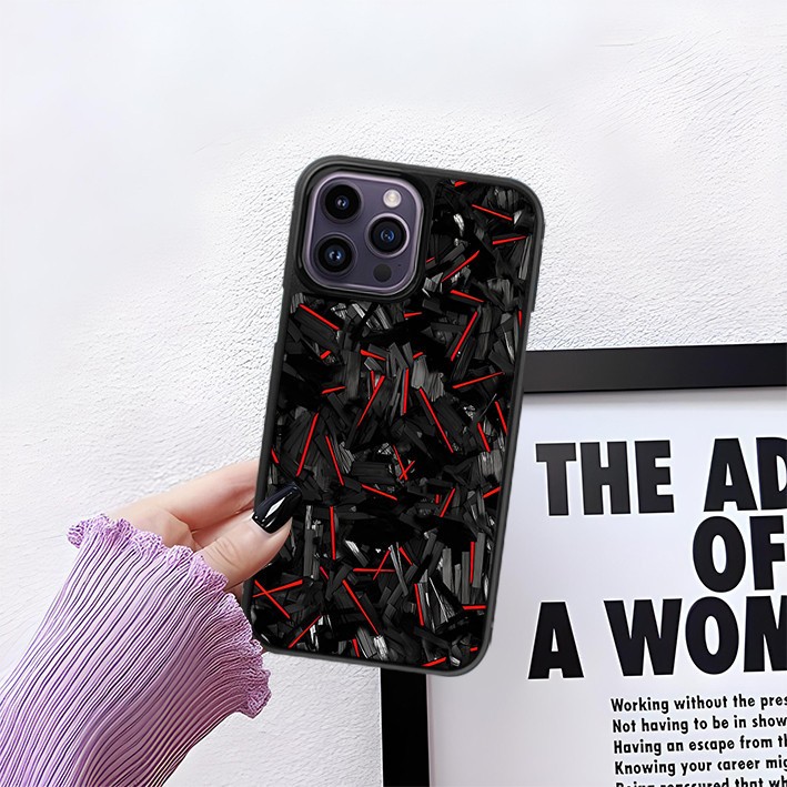 SOFTCASE GLOSSY Premium Case Mewah Desain Carbon Forged Untuk ALLTYPE IPHONE - OPPO - VIVO - SAMSUNG