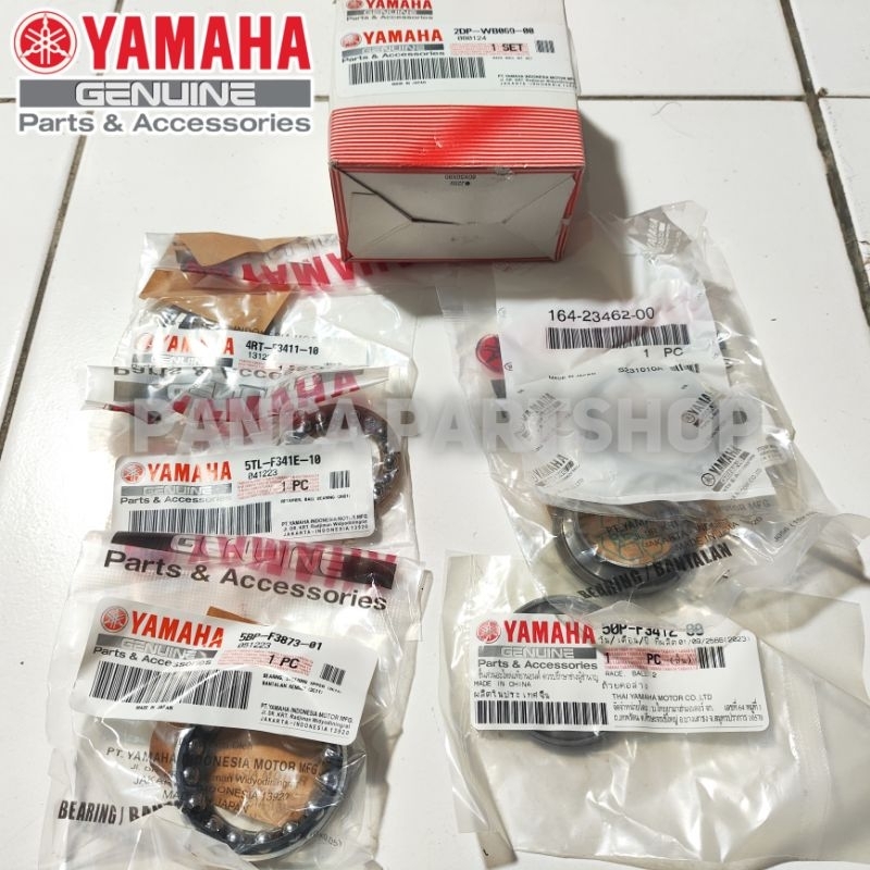 komstir set atas bawah nmax 2DP original ygp race ball kit komstir nmax original yamaha
