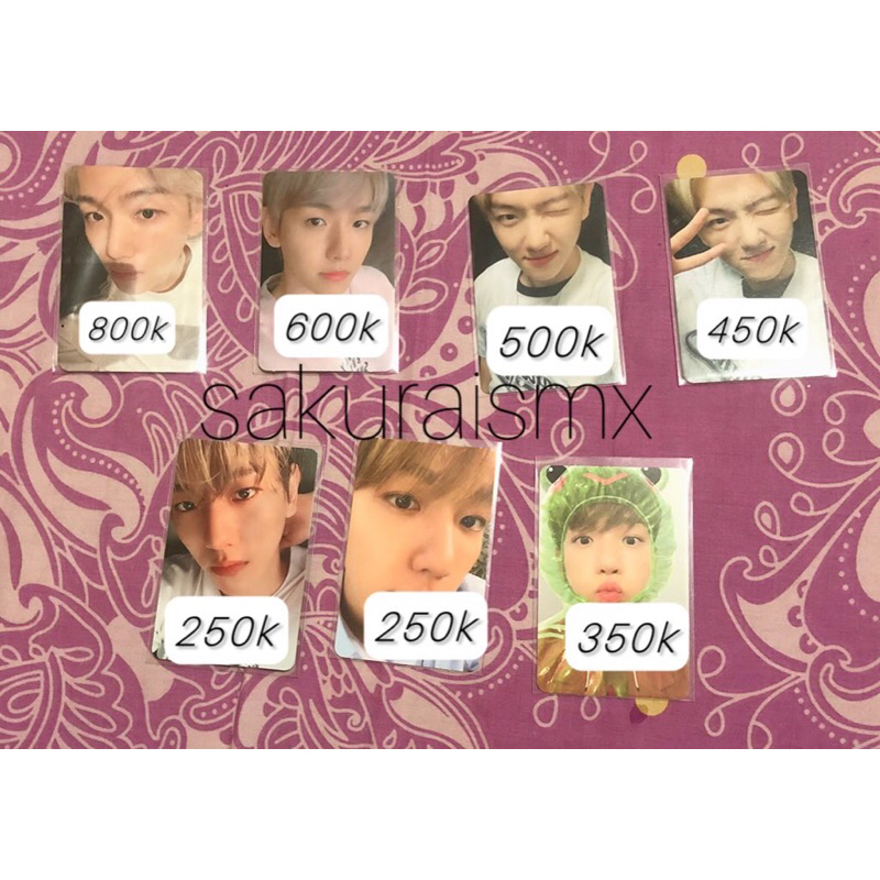 PC Baekhyun Kihno Obsession Medal Exist jersey cream Soda SuperM Super One Froggy Asia US Baseball e