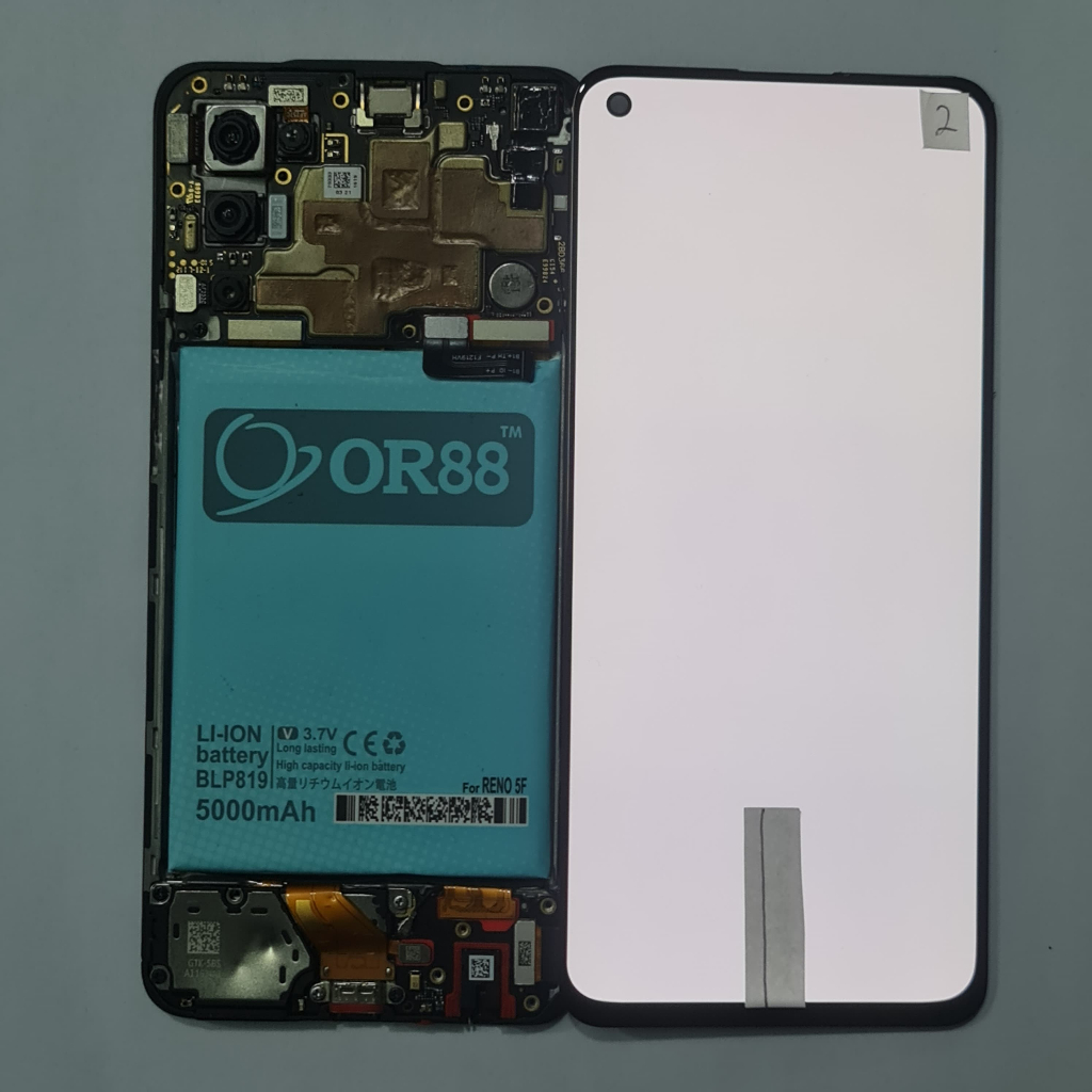 LCD OPPO RENO 5 4G/5G / RENO 6 4G/5G ORIGINAL COPOTAN - MINUS