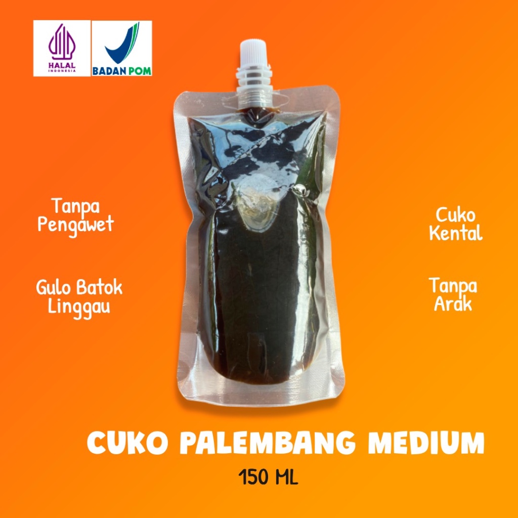 

Cuko Pempek Palembang 150 ML Gula batok asli Linggau