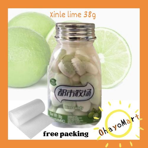 

Xinle lime / Xinle mint lime / Xinle Jeruk Nipis / Mint Candy 38grm