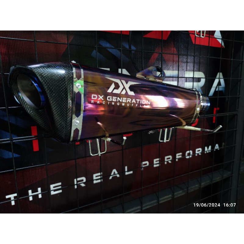 knalpot ice purple fullsystem aerox,pcx,nmax,vario,adv, dx generation