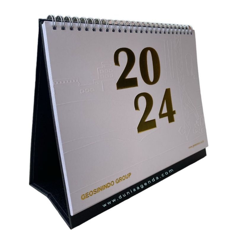 

kalender meja custom