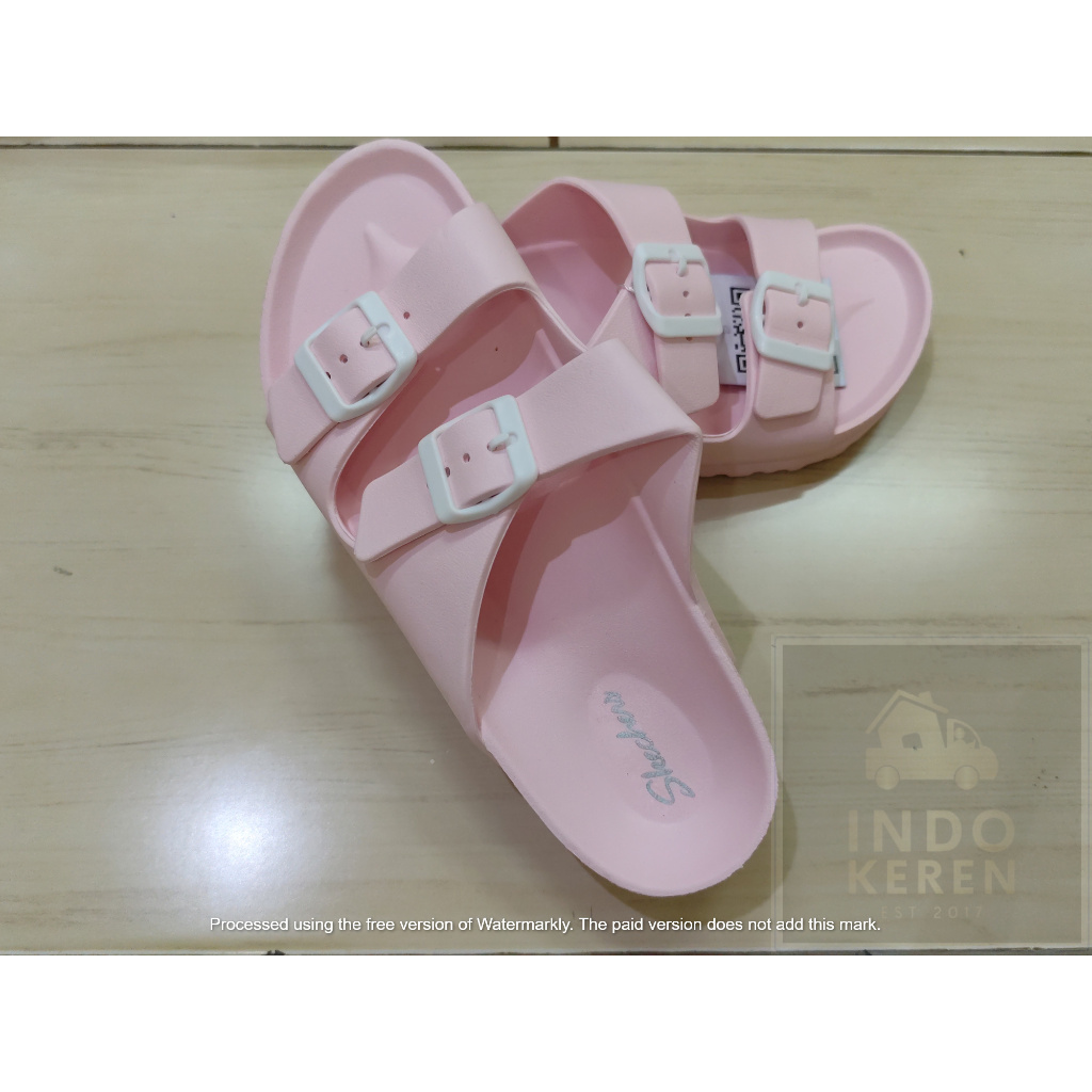 Sandal Selop Skechers Wanita Fashion Karet Strap Eva Colorful Anti Slip Murah 36-40