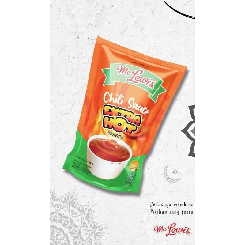 

Mc Lewis Chili sauce Extra Hot 200g