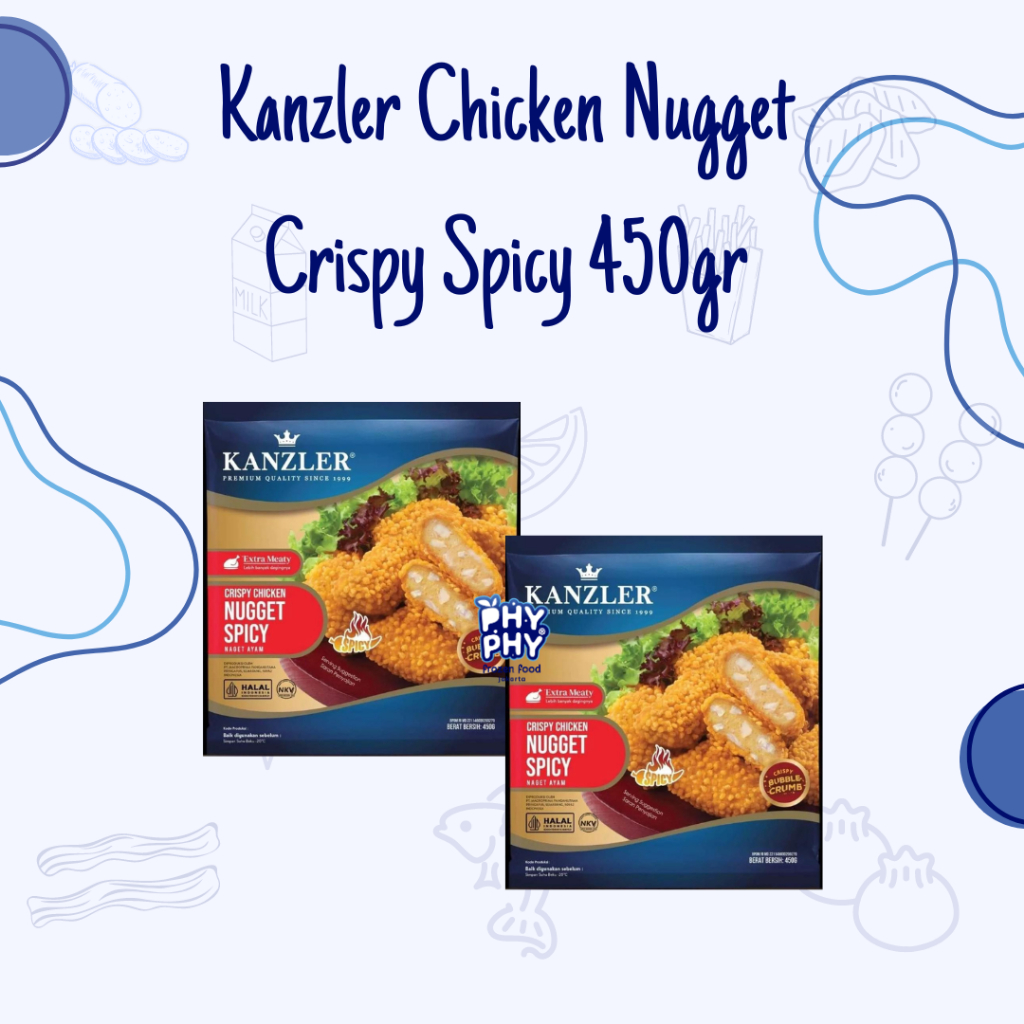 

Kanzler Crispy Spicy Nugget 450gr | Kanzler Crispy | Chicken Nugget | Kanzler Nugget Crispy Termurah