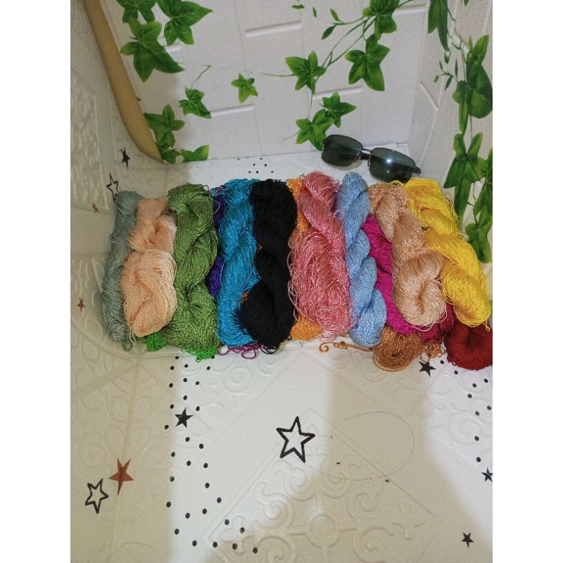 Benang nilon D18 / Nilon hank / Benang rajut nilon / benang tali tasbih