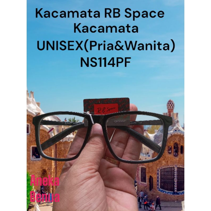 Kacamata UNISEX(Pria&Wanita),Kacamata RB Space NS114PF