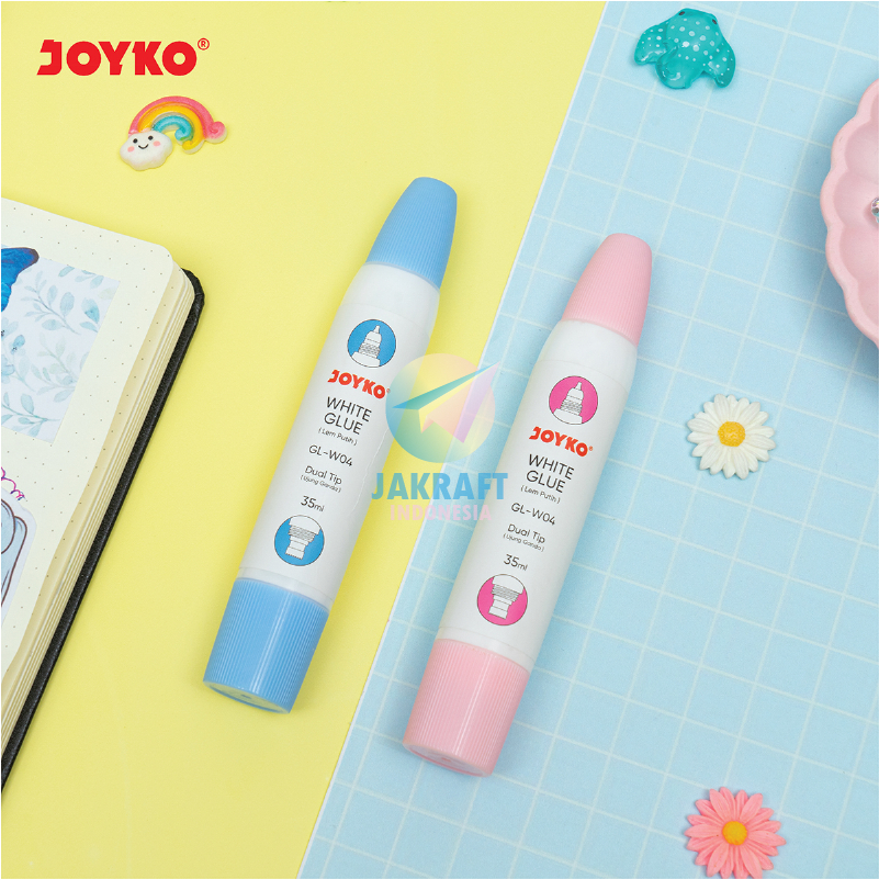 

(1 Pcs) Lem Putih Serbaguna JOYKO GL-W04 PVAC Kayu Kertas Karton Ala FOX Stik 35 ml