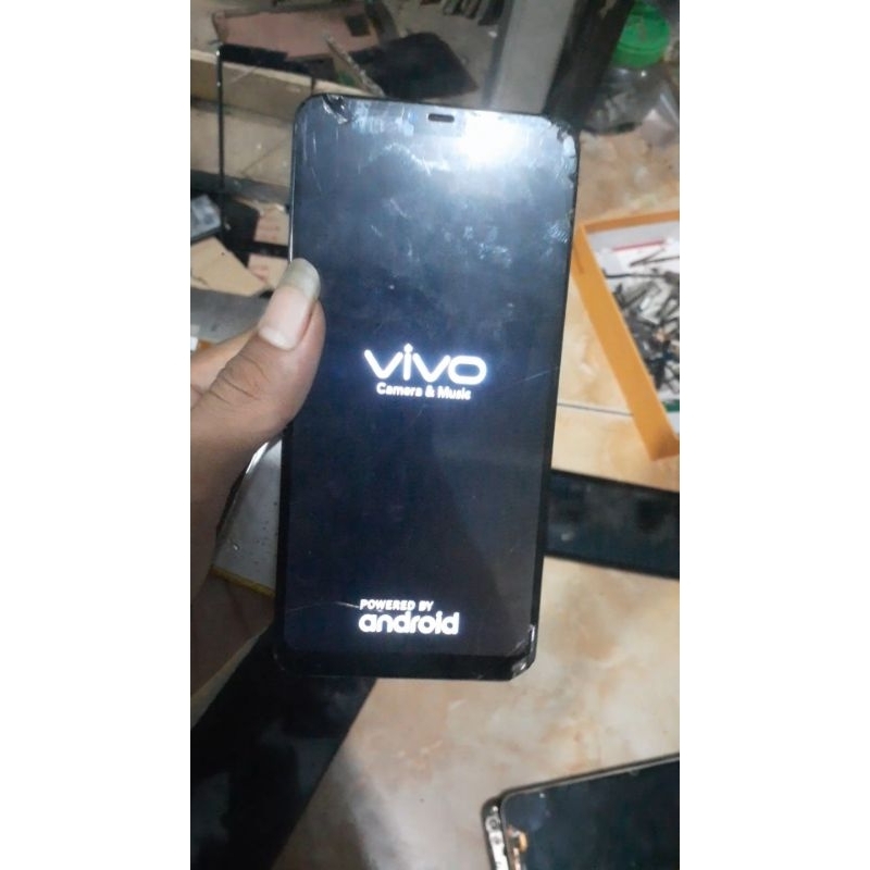 Lcd tc hp vivo y81, y83 minus tc retak ori cabutan Normal