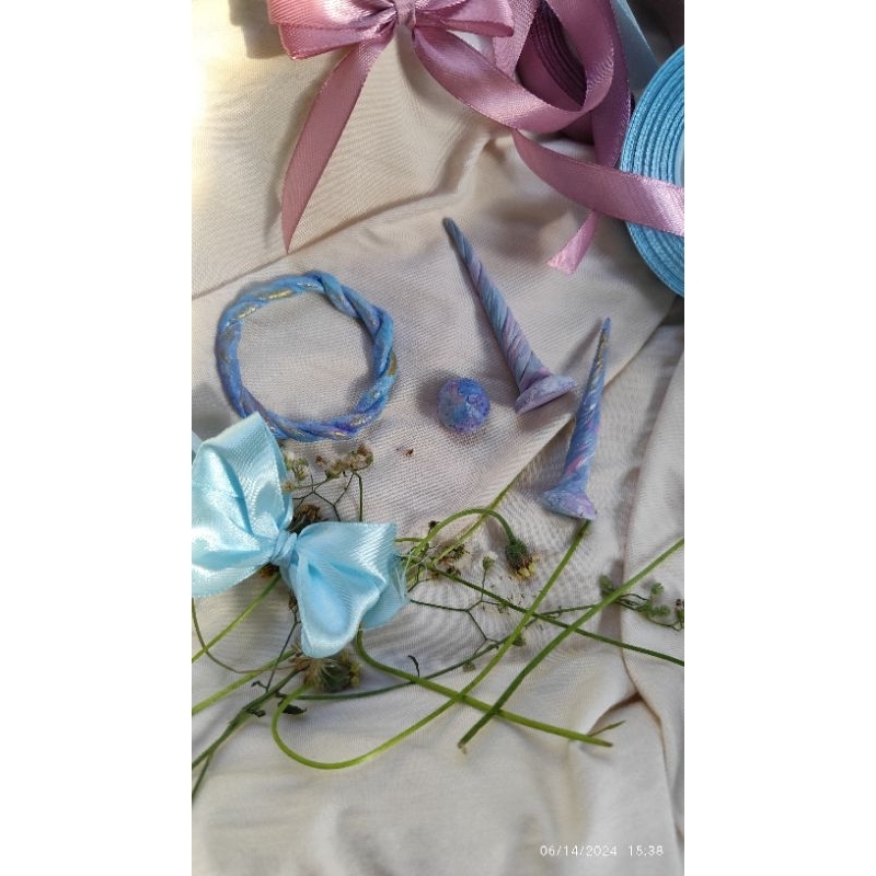 

handmade painted clay | galaxy theme