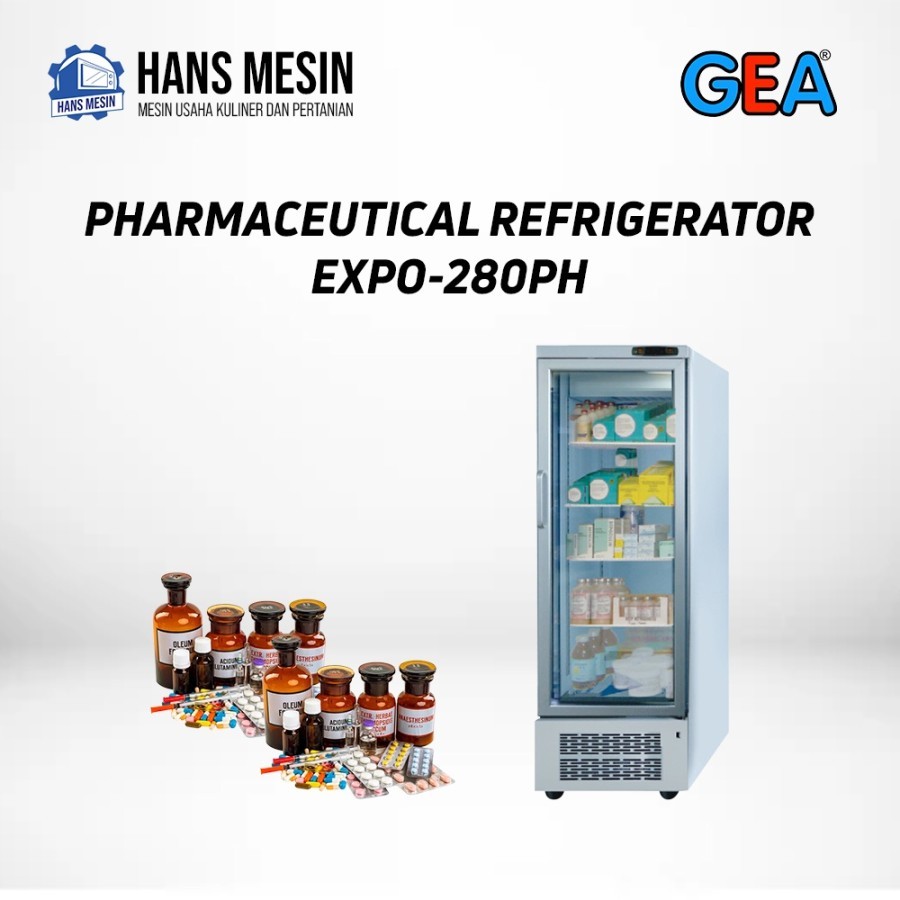 GEA PHARMACEUTICAL REFRIGERATOR EXPO-280PH