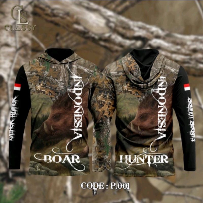 Baju camo berburu / baju camo hunting / kaos berburu hunting || P001