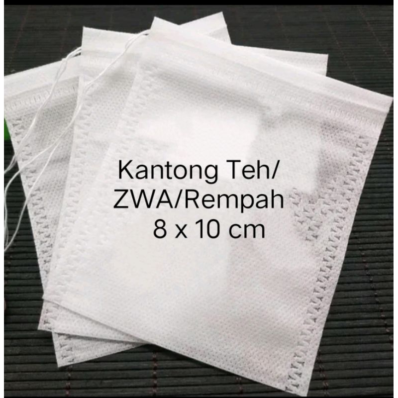 

Kantong Teh/ZWA/Rempah 8 x 10 cm, 10 pcs