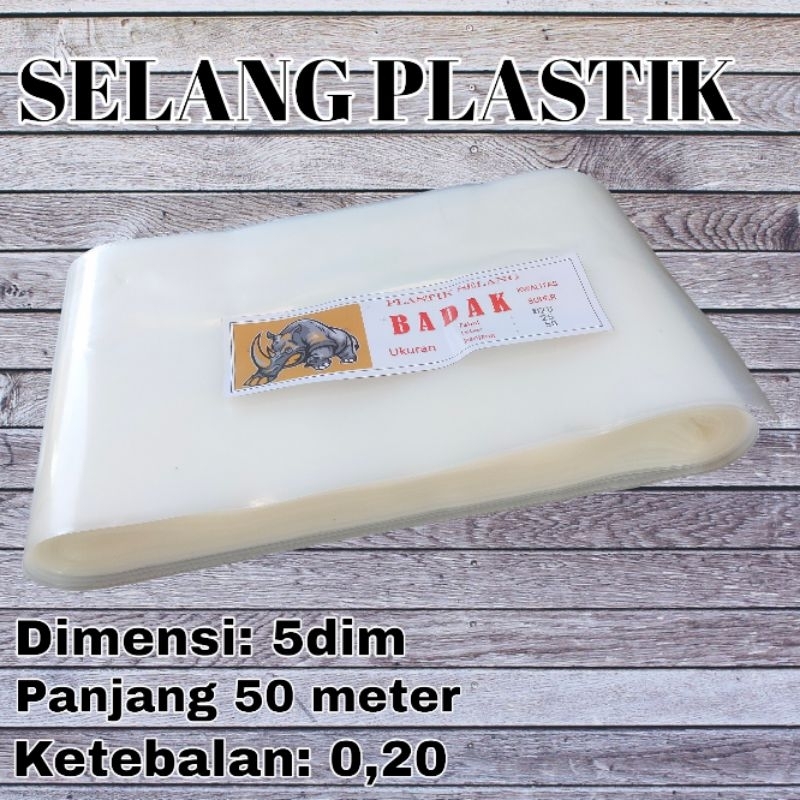 Selang plastik pertanian ukuran 5 dim panjang 50 Meter