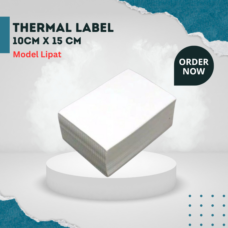 

Thermal Label Sticker 100X150 500 pcs Ukuran A6