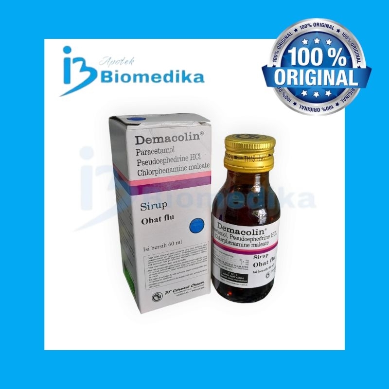 Demacolin Sirup Obat Demam Pilek Anak 60 ml