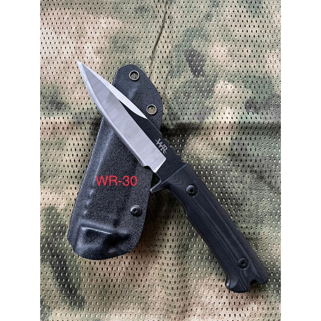 Pisau Tactical Kydex WR 30 Custom Laser / Pisau WR Tactical Outdoor + Holster Dan Teklock / Pisau Ca