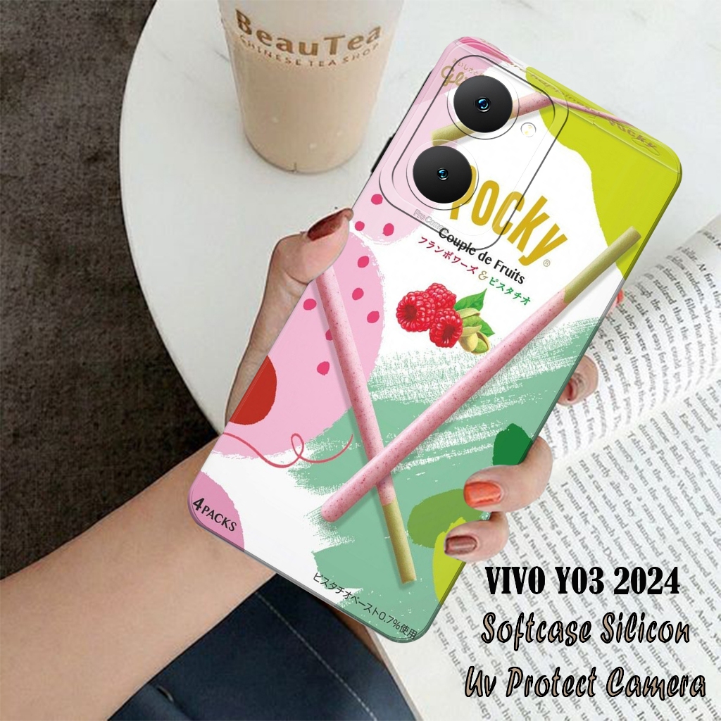Case VIVO Y03 2024 - VIVO Y03 2024 Terbaru - Softcase  VIVO Y03 2024  - Softcase Pro Camera - Casing