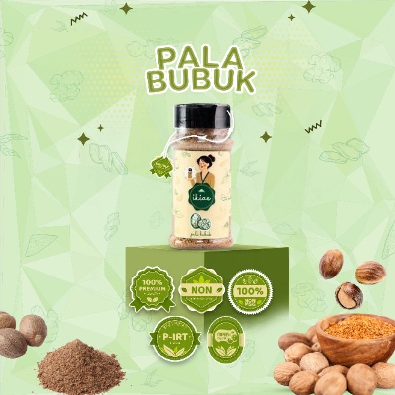 

Pala Bubuk Murni / Ground Nutmeg / Bumbu Botol 50gr / Premium Quality / IKIAE