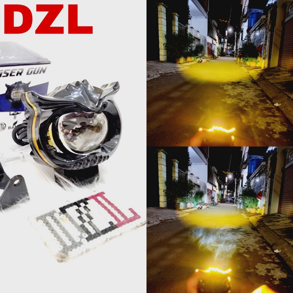 lampu tembak led vinyx laser d2 cyclops laser gun ring jauh dekat