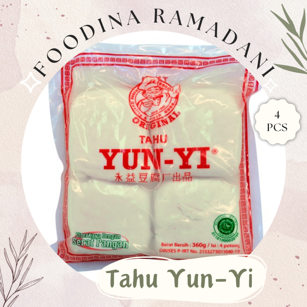 

TAHU Yunyi - Putih Fresh [ Isi 4 Pcs ] Harga Per BKS