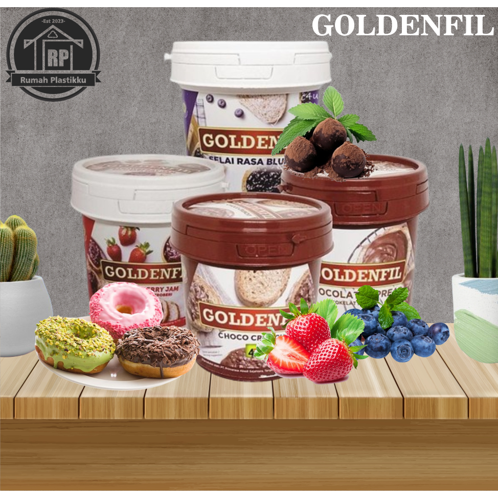 

Selai GOLDENFIL Semua Varian Rasa / Topping Kue dan Donat / Kemasan 1 kg