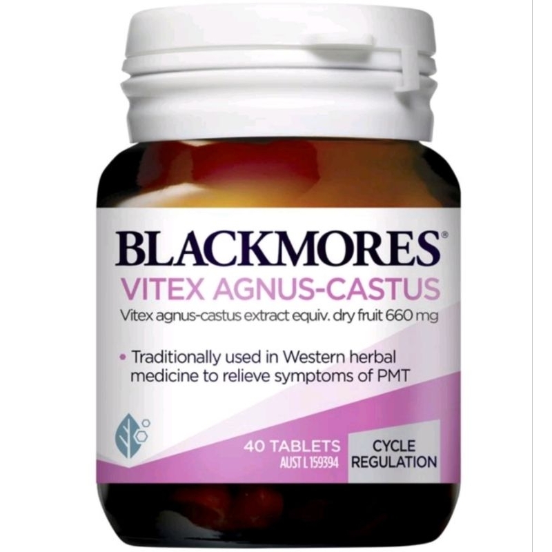 Blackmores Vitex Angus Castus 40 Tablets (Mens / Haid Tidak Teratur). ORI Aussie Australia PMS Menst