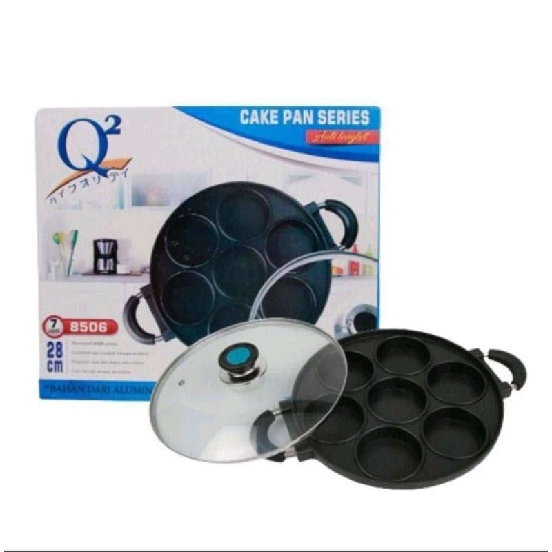 Cetakan 7 lubang Q2/ anti lengket /origin / no kw