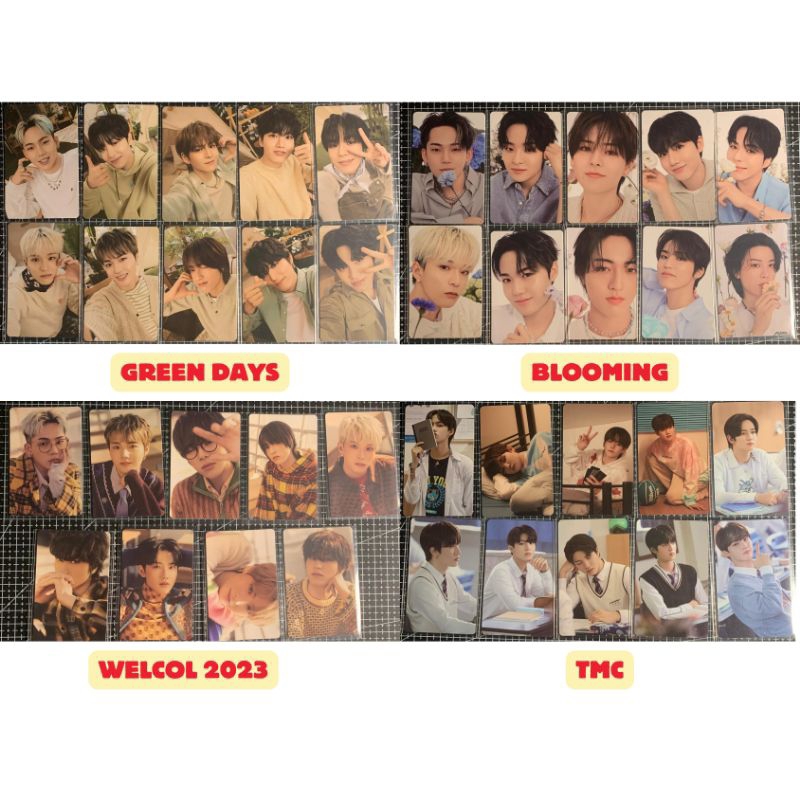 wts photocard pc treasure tmc welcol 2023 Ongredients green days blooming hyunsuk jihoon yoshi junky