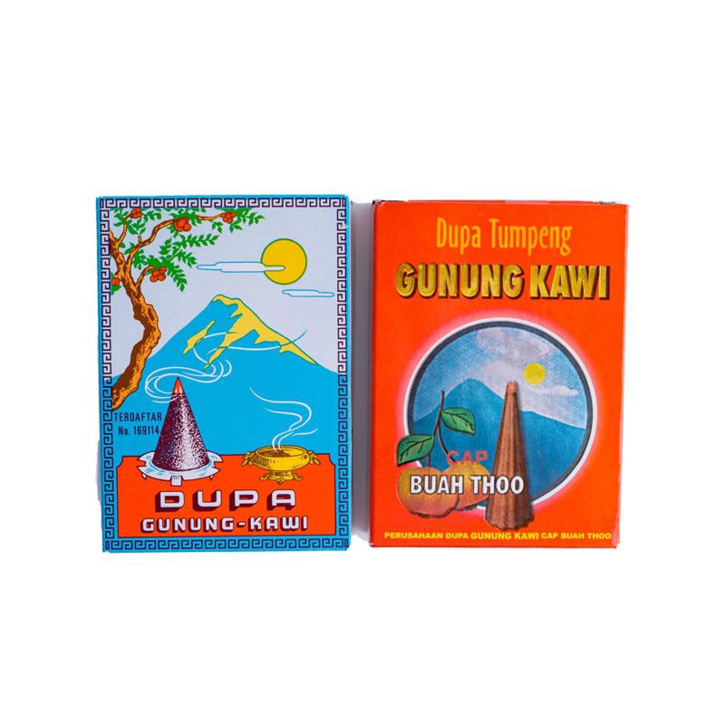 1 Kotak Dupa Tumpeng Kerucut Gunung Kawi Cap Buah Thoo Aromaterapi