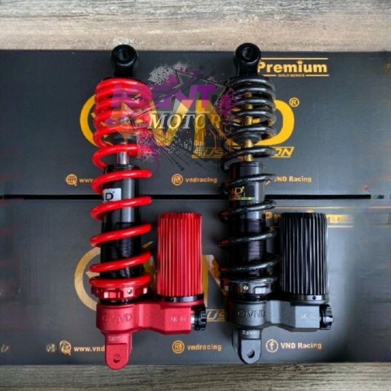 Shock breaker VND AK66 PRO NEW PREMIUM MOTOR BEAT/VARIO/MIO Shock tabung VND Klik fungsi kualitas as