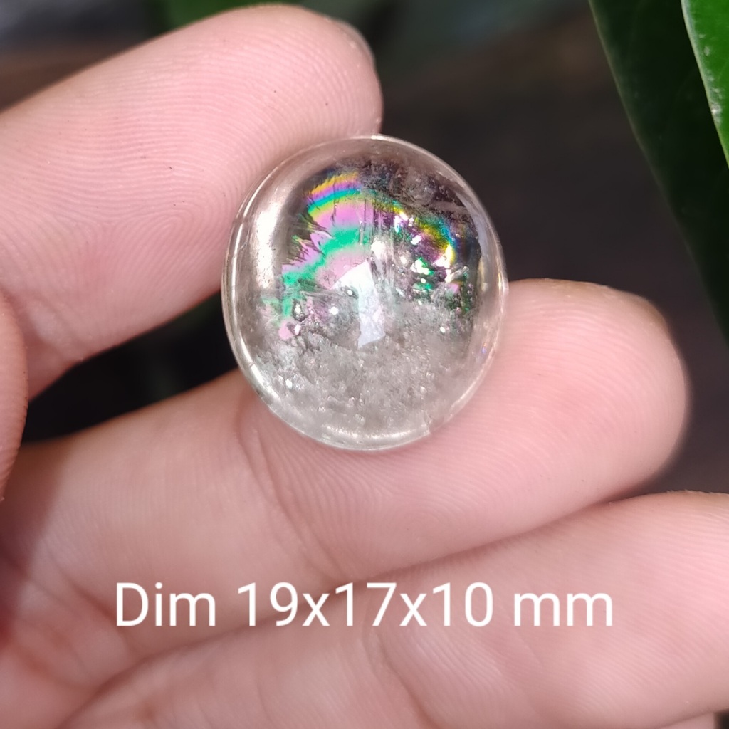 BATU KECUBUNG PELANGI PUTIH SERAT KAPAS NATURAL cek batu lainnya yaman api wulung opal bacan permata