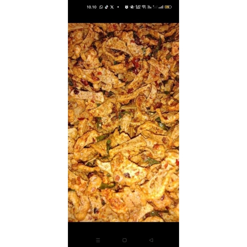 

(only 5rb an) basreng pedas daun jeruk berat 50gr