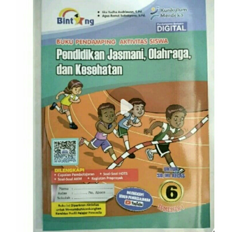 bintang pjok kls 6 semester 1 terbaru sesuai gambar