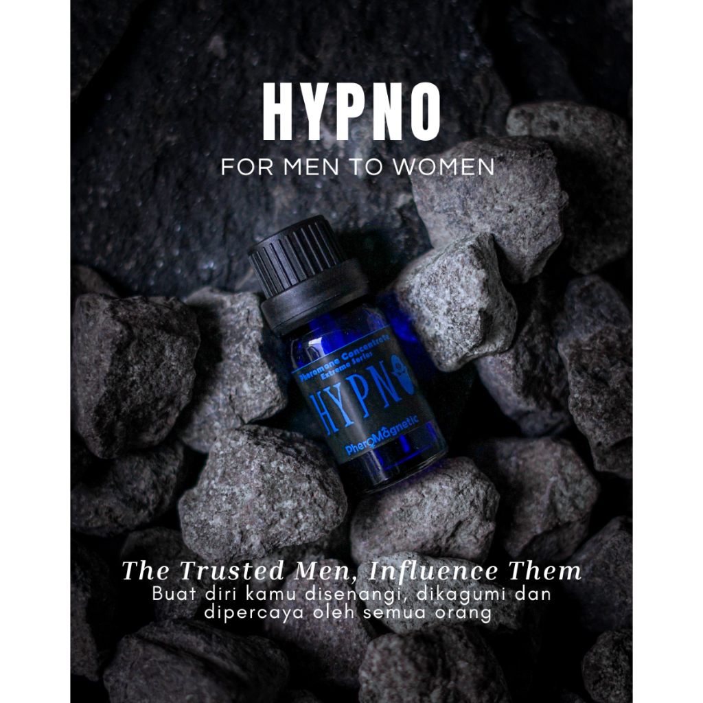 HYPNO - OIL PHEROMONE CONCENTRATE BY PHEROMAGNETIC PARFUM PEMIKAT PELET PRIA WANITA TAHAN LAMA ORIGI