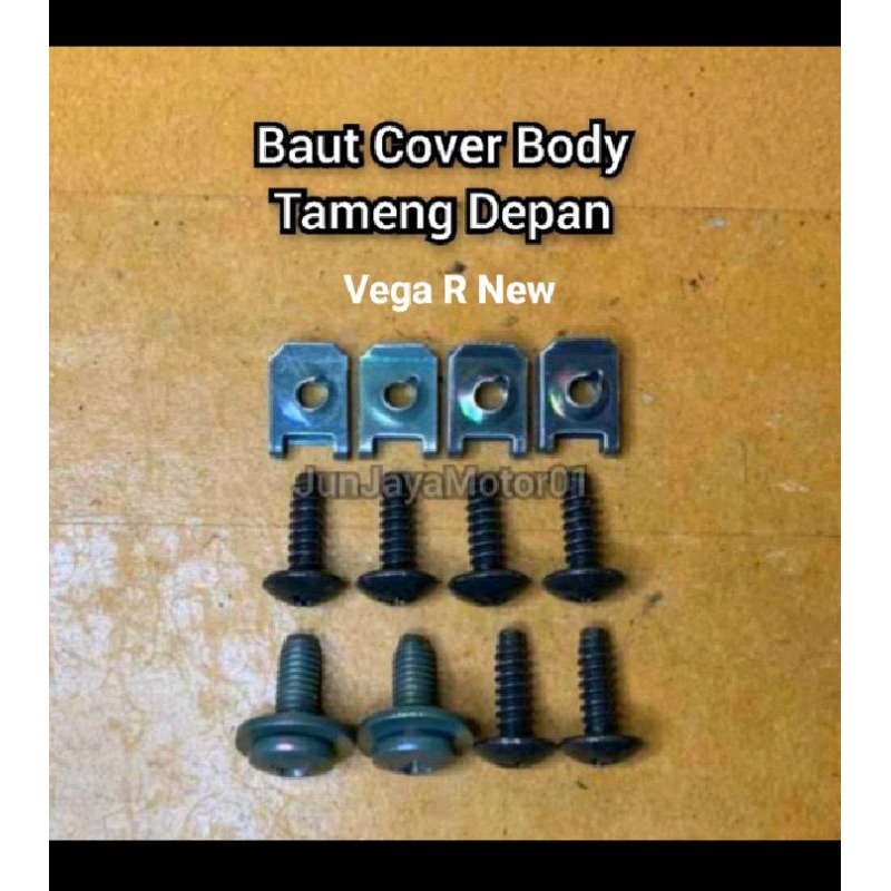 baut cover body tameng depan Vega R New