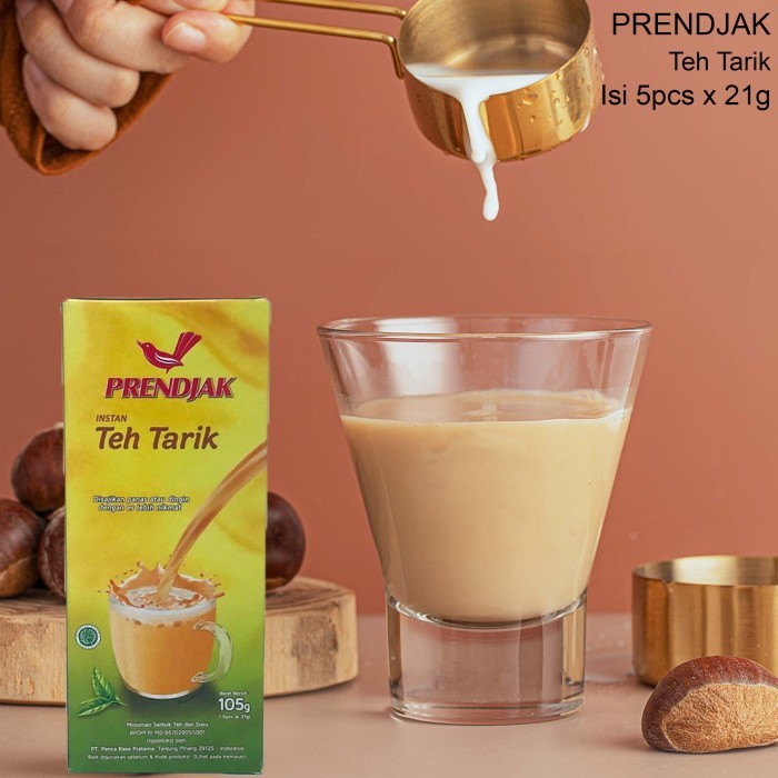 

PRENDJAK TEH TARIK MILK TEA THAI TEA ORIGINAL LESS SUGAR / LEMON TEA PERENDJAK / PEACH TEA PERENDJAK