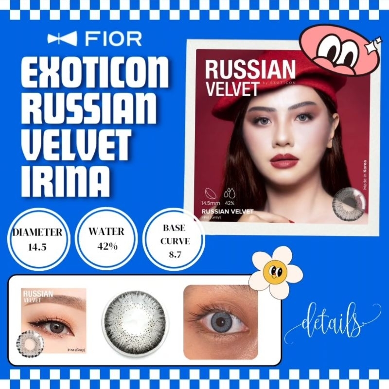 Fior Optic - Softlens Russian Velvet Irina (Grey) By Exoticon