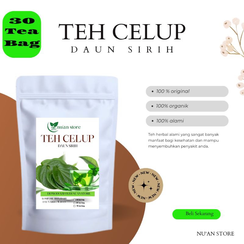 

TEH CELUP HERBAL DAUN SIRIH