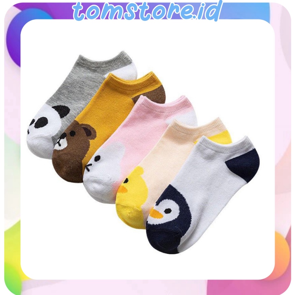TREND TOMSTOREID Kaos Kaki Motif Karakter Beruang  Kaos Kaki Pria Wanita KK134
