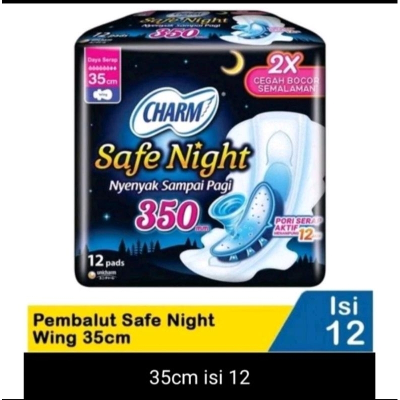 Pembalut Charm 35 cm isi 12