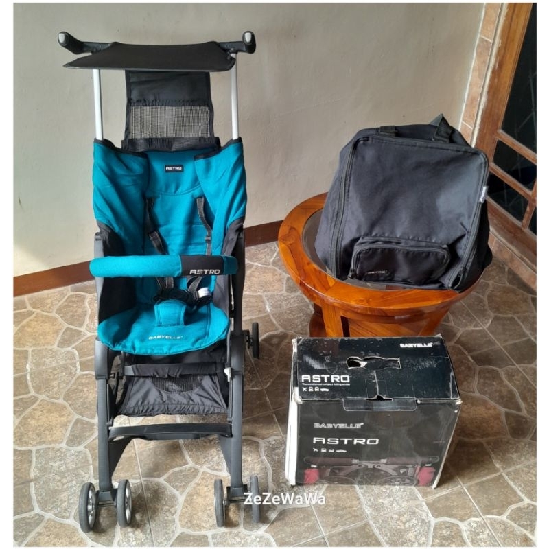 PRELOVED STROLLER BABY ELLE ASTRO + TAS GOOD CONDITION