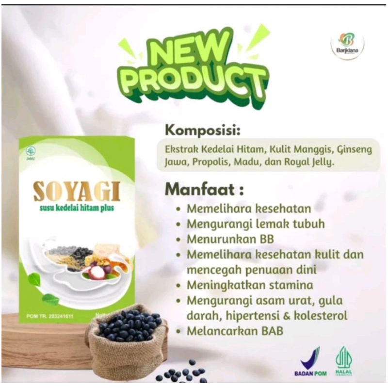 

SOYAGI Susu Kedelai Hitam Plus Herbal isi 200gr