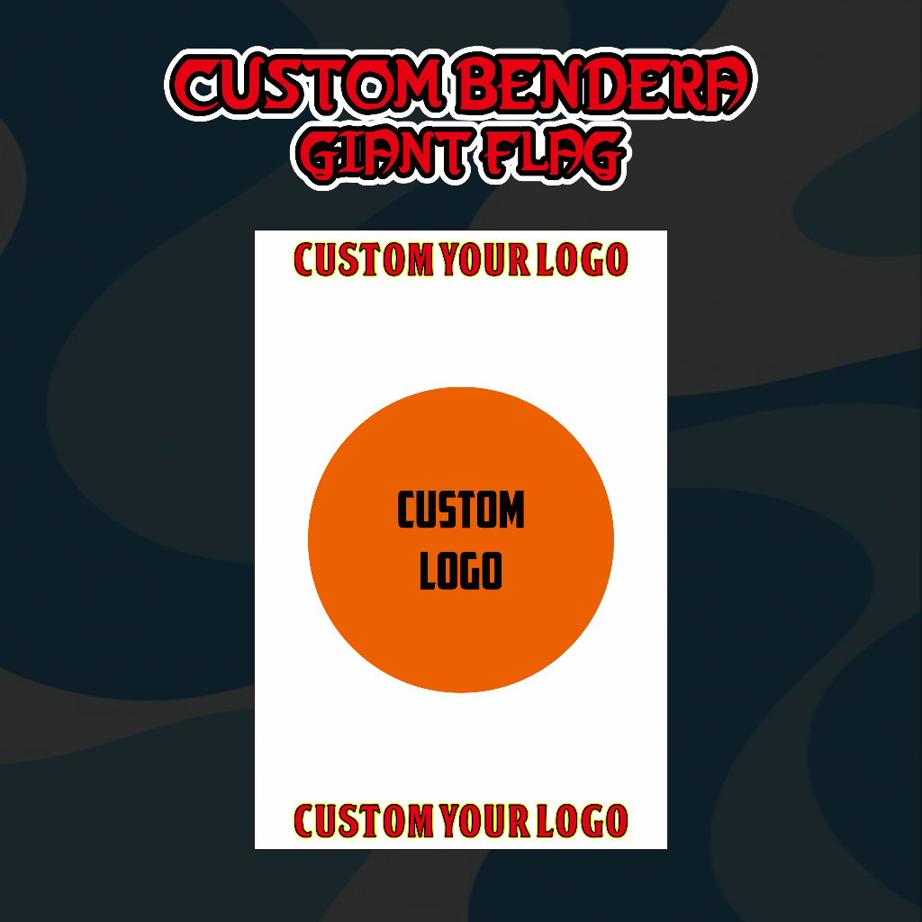 Bendera custom giant flag desain suka suka